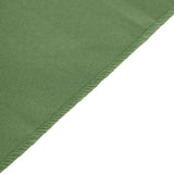 12"x108" Olive Green Polyester Table Runner