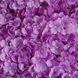 11 Sq ft. | Purple UV Protected Hydrangea Flower Wall Mat Backdrop