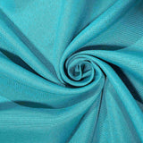 54"x54" Turquoise Square Polyester Table Overlay#whtbkgd