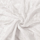 5 Pack White Premium Crushed Velvet Linen Napkins, Decorative Soft Cloth Dinner Napkins#whtbkgd