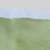 14ft Sage Green Curly Willow Taffeta Table Skirt