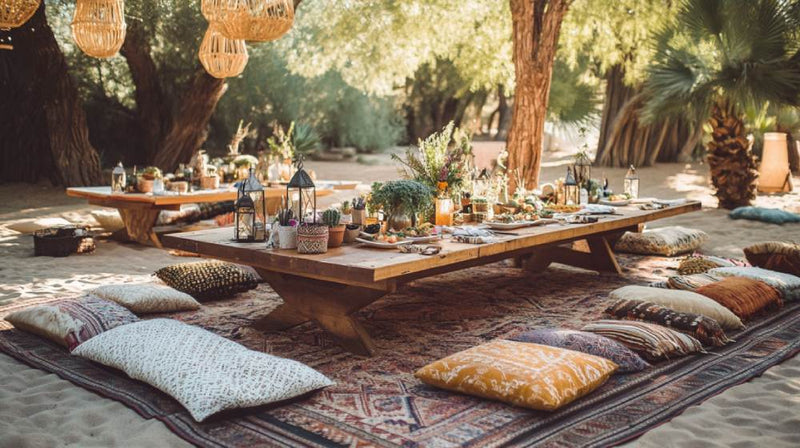 coachella party- dining