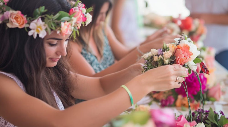 coachella party- flower crown