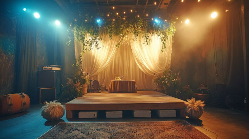 coachella party- stage decor