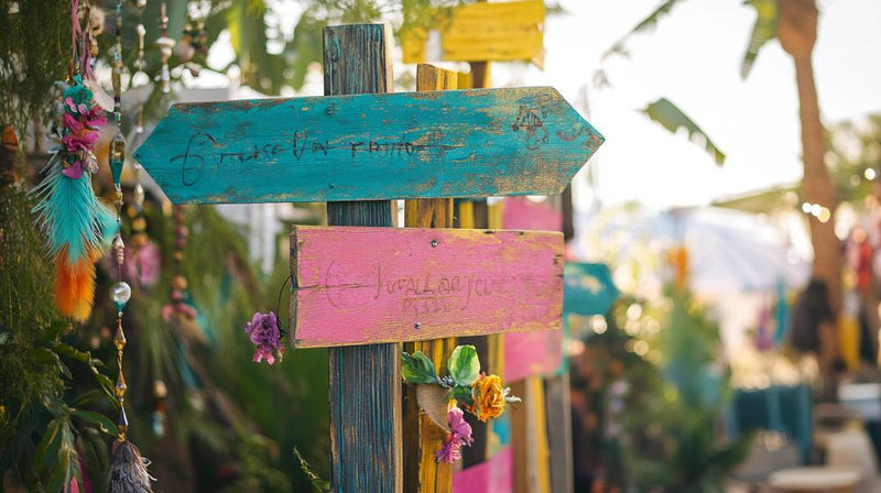 coachella party -diy signs