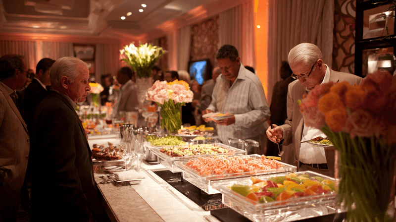 Cocktail Style Reception Wedding Trends