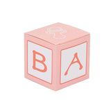 25 Pack | 2inch Pink Baby Shower Party Favor Candy Gift Boxes