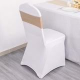 5 Pack | Nude Spandex Stretch Chair Sashes | 5x12inch