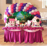 12ft Adjustable DIY Table Top Balloon Arch Stand Kit, Holds Up 100-120 Balloons