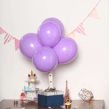 25 Pack | 12inch Matte Pastel Purple Helium or Air Latex Party Balloons