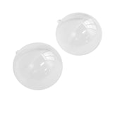 12 Pack | Clear Fillable Party Favor Gift Ornament Balls, Candy Box Containers - 3Inch