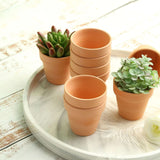 24 Pack 2.5inch Small Mini Terracotta (Rust) Pot Clay Succulent Planter Ceramic Favor