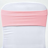 5 pack | 5"x12" Pink Spandex Stretch Chair Sash