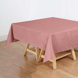 Dusty Rose Polyester Square Tablecloth 70"x70"