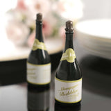 24 Pack | Mini 4Inch Champagne Bottle Event Favor Bubbles, Wedding Shower Bubbles
