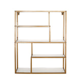 22inch Gold Metal 4-Tier Dessert Cupcake Stand, Wall Hanging Shelf Display Rack#whtbkgd