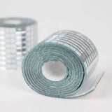 3 Pack Silver Self-Adhesive Glass Mirrors Mosaic Rolls, 9ft Mini Square Real Glass Mirror Tiles