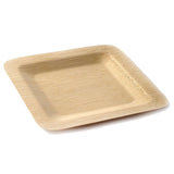 10 Pack | 9inches Eco Friendly Bamboo Square Disposable Dinner Plates