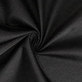 Black Premium Scuba Polyester Wide Table Runner, Wrinkle Free Trade Show Table Runner