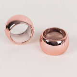 4 Pack Rose Gold/Blush Acrylic Napkin Rings