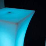 18inch x 43inch Cordless LED Rechargeable Light Up Cocktail Table Furniture