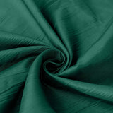 5 Pack | Hunter Emerald Green Accordion Crinkle Taffeta Dinner Napkins | 20x20Inch