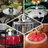 70 inch Clear 10 Mil Thick Eco-friendly Vinyl Waterproof Tablecloth PVC Round Disposable Tablecloth