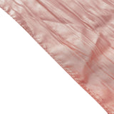 5 Pack | 6inch x 106inch Accordion Crinkle Taffeta Dusty Rose Chair Sashes