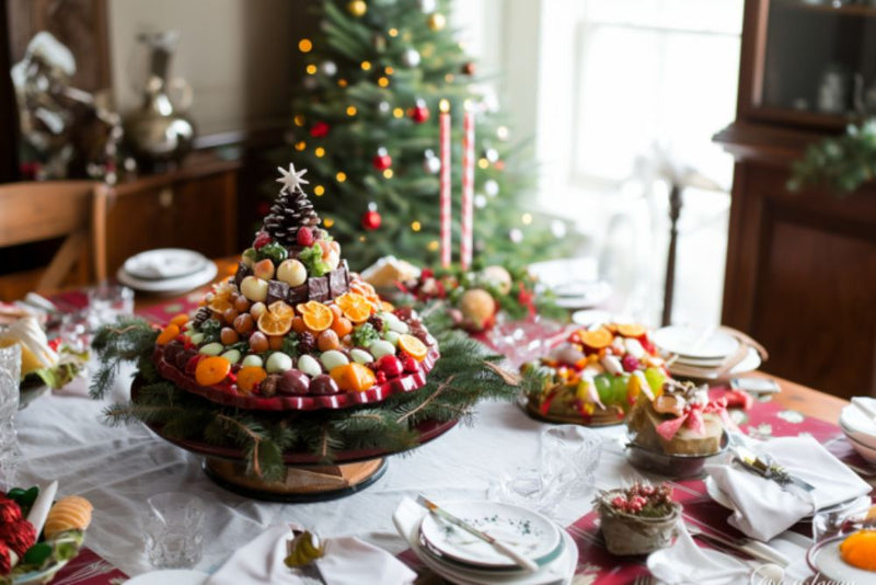 cristmas tree centerpiece- edible