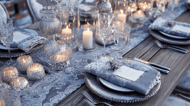 Winter Wedding Crystal Accents