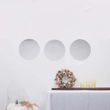 12 Pack | 16Inch Round Mirror Wall Stickers, Acrylic Removable Wall Decals For Home Decor