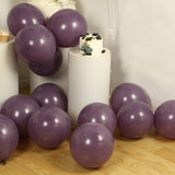 50 Pack Matte Pastel Violet Amethyst Biodegradable Balloons 12inch, Round Eco-friendly