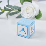 25 Pack | 2inch Blue Baby Shower Party Favor Candy Gift Boxes