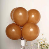 25 Pack | 12inch Matte Pastel Caramel Helium or Air Latex Party Balloons