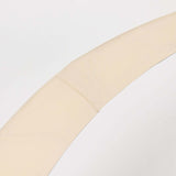 Set of 2 Beige Spandex Half Crescent Moon Backdrop Stand Covers, Wedding Arch Cover