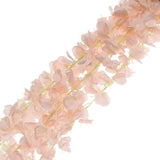 42inches Blush/Rose Gold Artificial Silk Hanging Wisteria Flower Garland Vines