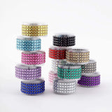 3ft Iridescent Stick-On Rhinestone Tape, DIY Self Adhesive Diamond Gemstone Stickers