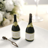 24 Pack | Mini 4Inch Champagne Bottle Event Favor Bubbles, Wedding Shower Bubbles
