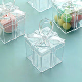 12 Pack | Clear Party Favor Gift Boxes, Candy Treat Goodie Containers - 3Inch