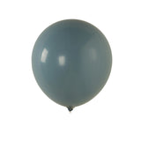 10 Pack Matte Pastel Dusty Blue Biodegradable Balloons 18inch, Round Eco-friendly#whtbkgd