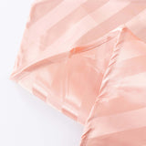 120inch Dusty Rose Satin Stripe Seamless Round Tablecloth