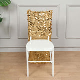 Gold Big Payette Sequin Chiavari Chair Slipcover