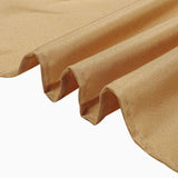 70"x70" Gold Square Polyester Table Overlay