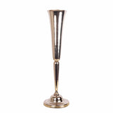 2 Pack 29" Gold Metal Trumpet Vases Set, Tall Floral Vase for Flower Arrangements#whtbkgd