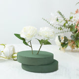 6 Pack Green Large Floral Foam Blocks for Artificial Flowers, 6inch Round Wet Styrofoam Bricks