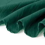 5 Pack | Hunter Emerald Green Accordion Crinkle Taffeta Dinner Napkins | 20x20Inch