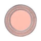 6 Pack | 13inch Blush Rose Gold Boho Lace Embossed Acrylic Plastic Charger Plates#whtbkgd