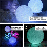 10Inch Color Changing Portable LED Centerpiece Ball Light - Battery Operated LED Orb