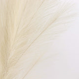 3 Stems | 44inches Cream Artificial Pampas Grass Plant Sprays, Faux Branches Vase Flower Arrangement