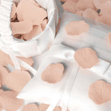 500 Pack | Peach Silk Rose Petals Table Confetti or Floor Scatters